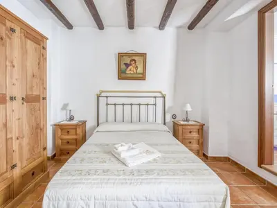 Cama o camas de una habitación en Villa in Carcabuey near Sierras Subbeticas Park