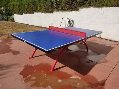 Instalaciones para jugar al ping pong en La casa del olivo en Córdoba o alrededores