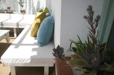 Zona de estar de La Pluma