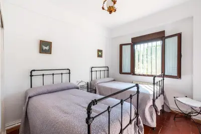 Cama o camas de una habitación en La Pontezuela Alanis