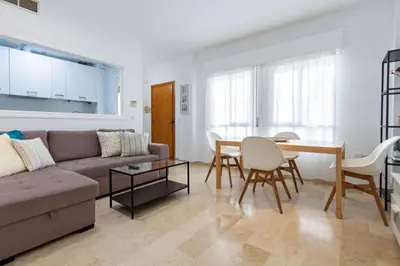 Zona de estar de San Clemente Central Suite by Valcambre