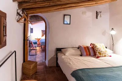 Cama o camas de una habitación en Finca El Almendrillo
