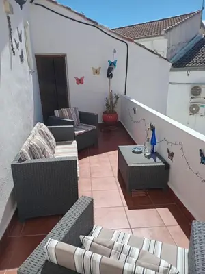 Zona de estar de Casa Alice Salar