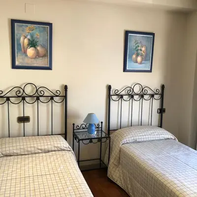 Cama o camas de una habitación en La casa de Tita Elvira 2