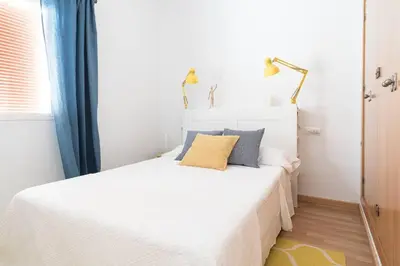 Cama o camas de una habitación en Pop Art, Apartamento Valvanera, pleno centro