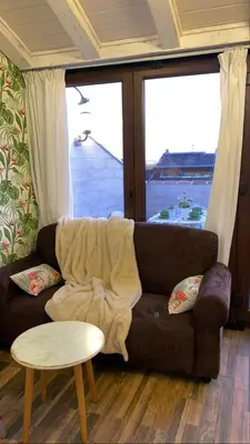 Zona de estar de Apartamentos A Poniente