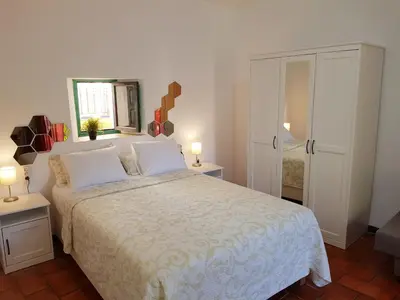 Cama o camas de una habitación en Patio andaluz siglo XVI