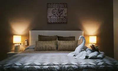 Cama o camas de una habitación en Medina Baguh (VFT)