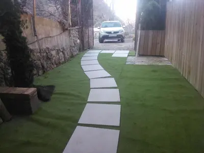 Jardín al aire libre en Casita para dos con piscina privada