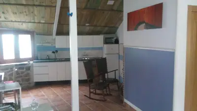 Una cocina o zona de cocina en Casita para dos con piscina privada