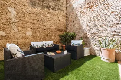Zona de estar de Sol Suite Apartment with Garden