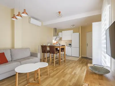 Una cocina o zona de cocina en Apartamento 1 habitación Plaza San Julian Centro