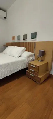Cama o camas de una habitación en Apartamento Torres19