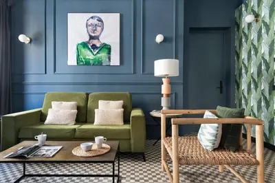 Zona de estar de OMM Suites Sevilla