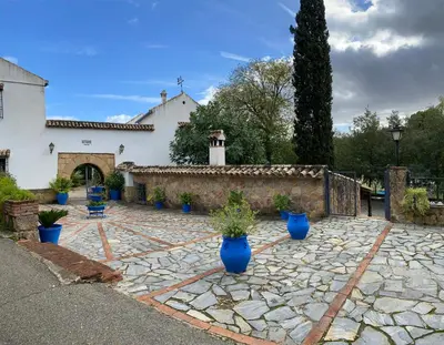 Jardín al aire libre en Apartamentos Turísticos Rurales Dos Fuentes