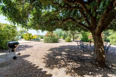 Jardín al aire libre en Casa Alta Finca El Revuelo