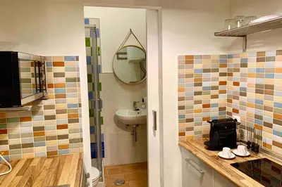 Un baño de Loft exclusivo en el centro histórico de Sevilla