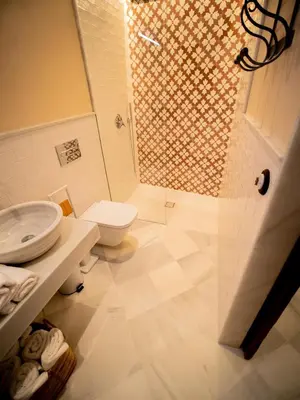 Un baño de Casas de Sevilla - Apartamentos Vidrio 7