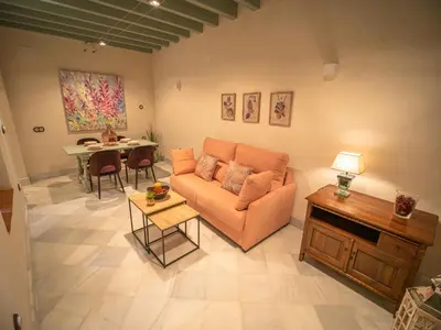Zona de estar de Casas de Sevilla - Apartamentos Vidrio 7