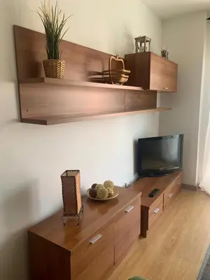Una televisión o centro de entretenimiento en Apartamento en Cuevas del Becerro