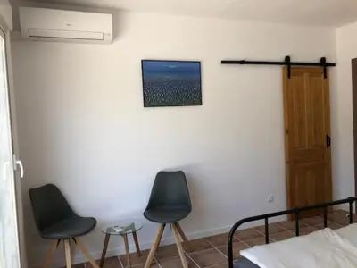 Cama o camas de una habitación en La Hermosa Vista