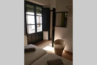 Cama o camas de una habitación en Apartamento Centro Encarnación 1º D