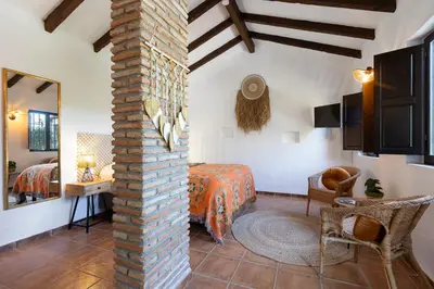 Zona de estar de Boutique B&B Cortijo Valverde Álora