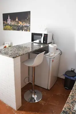 Una televisión o centro de entretenimiento en Apartamento Descalzos
