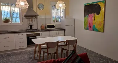 Una cocina o zona de cocina en New Leaf Cortijo Apartment ,Moclin