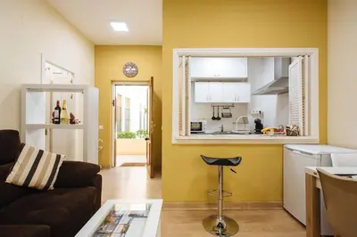 Una cocina o zona de cocina en Cozy and well located apartment in the center of Seville
