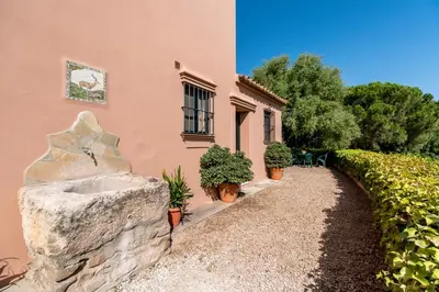 Jardín al aire libre en Cortijo El Carmen Finca El Revuelo