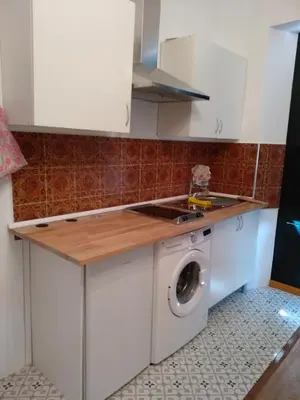 Una cocina o zona de cocina en Apartamento Centro Encarnación 1º I
