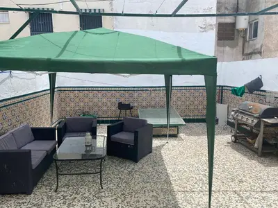 Zona de estar de CASA REFORMADA CON TERRAZA/WIFI/AIRE ACONDICIONADO
