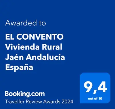 Certificado, premio, señal o documento que está expuesto en EL CONVENTO Vivienda Rural Jaén Andalucía España