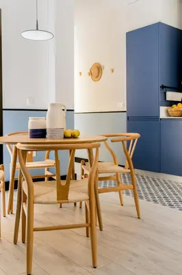 Una cocina o zona de cocina en Pasaje Zamora Apartamentos