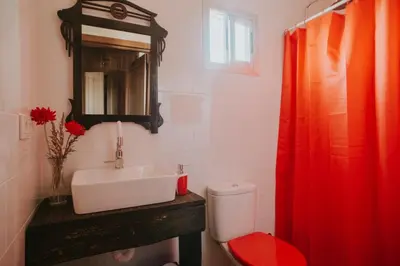 Un baño de El Galindón Rancho