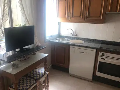 Una cocina o zona de cocina en ALOJAMIENTO LA EXPLANADA