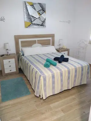 Cama o camas de una habitación en Apartamento Laila