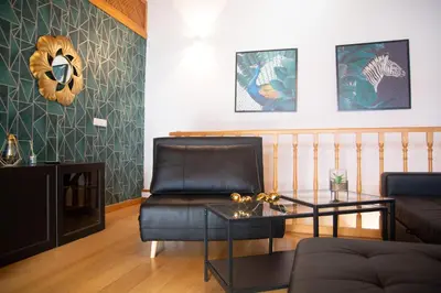 Zona de estar de ESSE Apartamentos Las Setas