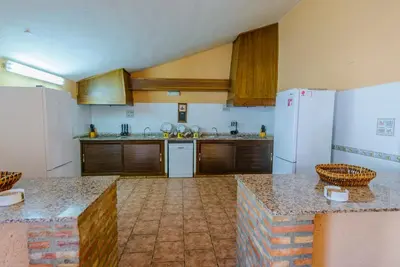 Una cocina o zona de cocina en La Posada de Rivero