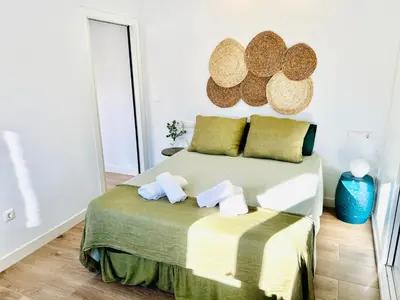 Cama o camas de una habitación en Charming apartment in the wonders of Córdoba