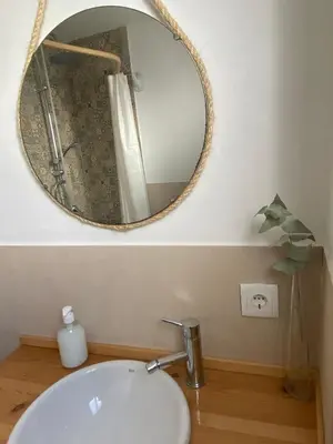 Un baño de La Casita Tipica