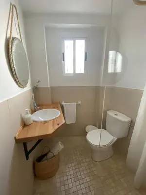 Un baño de La Casita Tipica