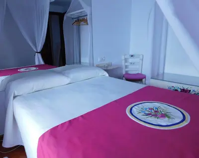 Cama o camas de una habitación en Casa de la Abuela Pepa