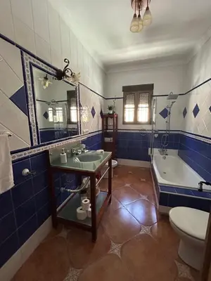 Un baño de CASA RURAL EL CHAPARRO
