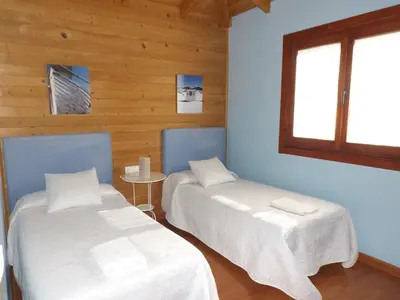 Cama o camas de una habitación en EL VENERO DE MOSTOLES