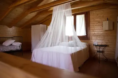 Cama o camas de una habitación en EL VENERO DE MOSTOLES