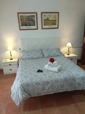 Cama o camas de una habitación en ARCO DE VILLALAR