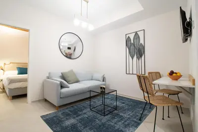 Zona de estar de Casa 95 Sevilla