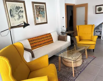 Zona de estar de Casa Rural Lavanda con Piscina